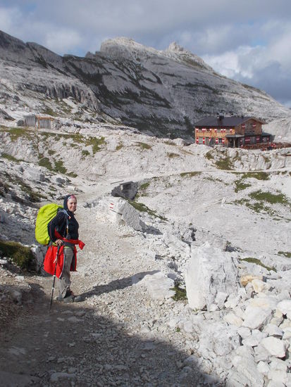 Endlich in Sicht, die Büllelejochhütte