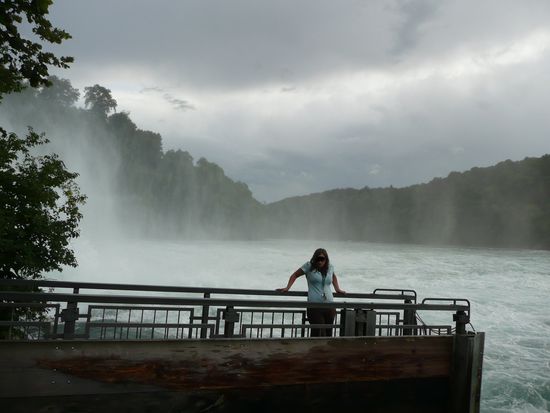 Der Fähranleger im Rhein