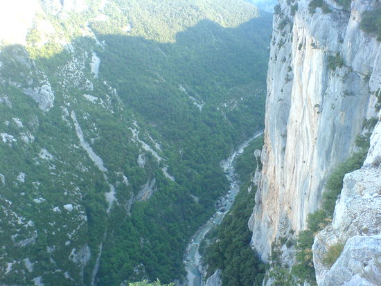 Der Verdon, dort sollten wir also bald klettern, schwimmen und raften