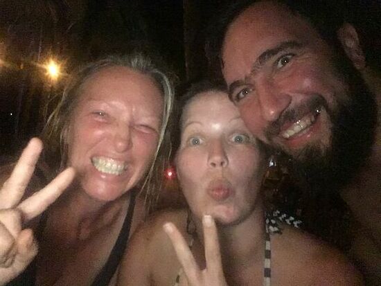 Christiane, Oskar und ich