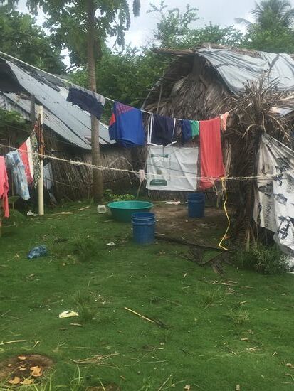 Die Hütten der Kuna.