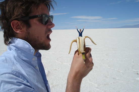 oh oh, der wird mich doch nicht auffessen... 