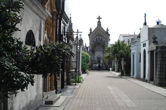 Der Friedhof "Recoleta" auf dem auch Evita begraben wurde.