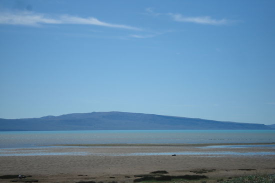 Lagune mit tuerkisblauen Wasser