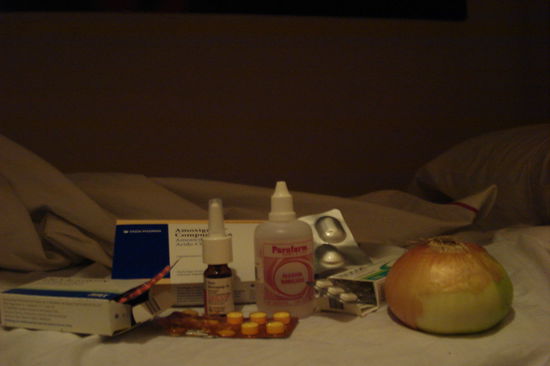 Pillen, Pillen nichts als Pillen und die stinke Zwiebel....
Krank im Urlaub ist wirklich nicht lustig!