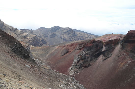 Tongariro Crossing im Tongariro Nationalparks, dem 2. aeltersten Nationalpark der Welt.