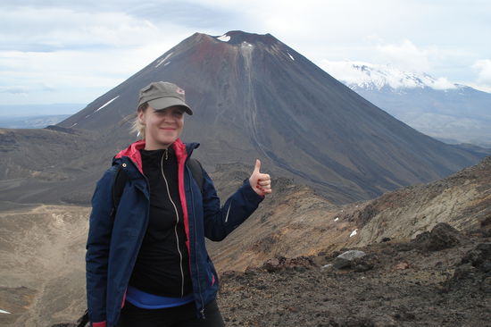 Geschafft!!!  Oben auf der Spitze! Das war der anstrengenste Walk meines Lebens.