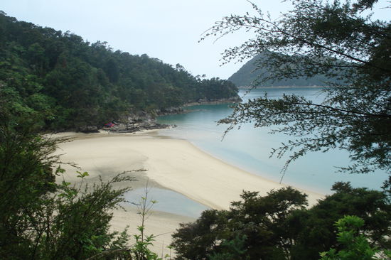 Abel Tasman Nationalpark im Norden der Suedinsel.
