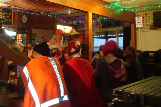 Unser Pubabend in Barrytown.