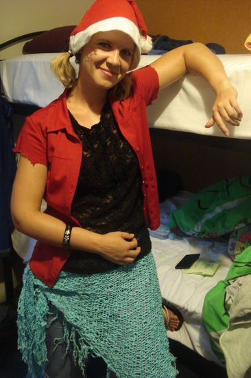 In Barrytown war Verkleiden und sich betrinken angesagt... Ich ging passend zur Jahreszeit als Weihnachtsfrau! 