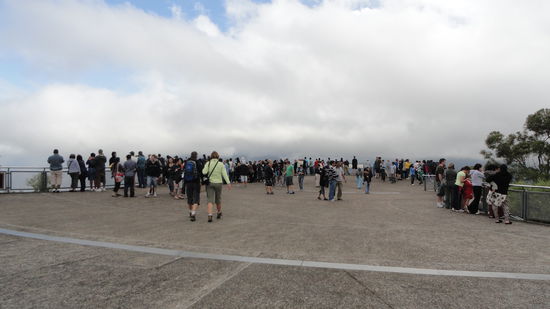 Die Blue Mountains waren leider wegen des Nebels nicht zu sehen!!!