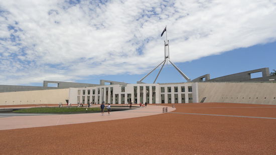 Das Parlament in Canberra
