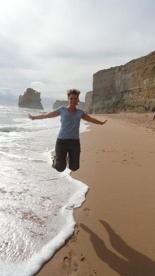Viele tolle Straende gibt es an der Great Ocean Road!