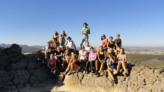 Meine Gruppe fuer die 3 Tage Great Ocean Road.