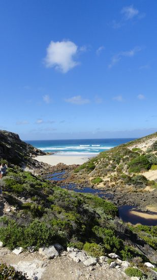 Wandern zu einem der besten Straenden hier auf der Insel!