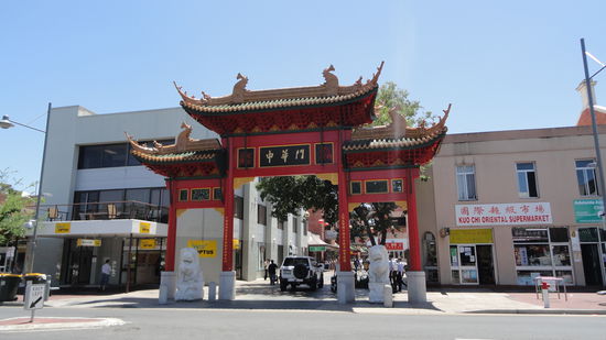 Adelaides Chinatown - lecker lecker Mittagessen und vorallem guenstig. 