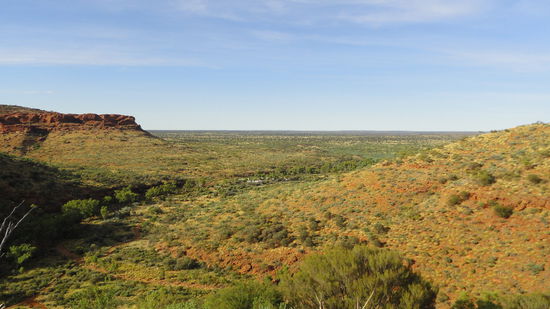 Morgens um halb 7 Uhr am Kings Canyon.