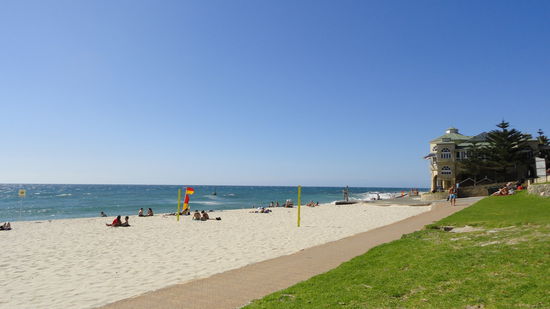 Sonnen am Strand in Perth 