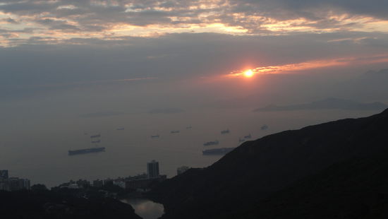 Und langsam geht die Sonne unter...