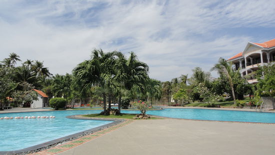 Am letzten Tag hab ich mich in ein Resort Hotel eingeschlichen und war kurz einmal ne Runde schwimmen! 
