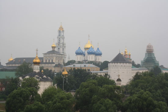 Sergiew Possad - im Rauch