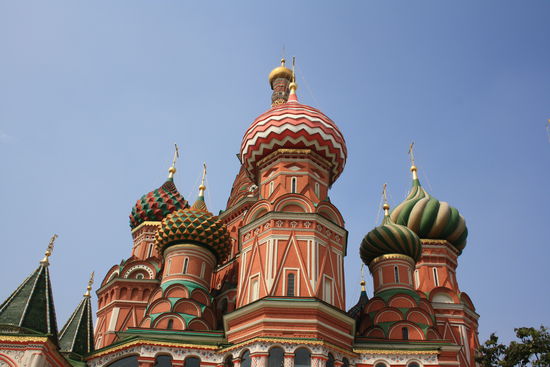 Basilius Kathedrale von hinten
