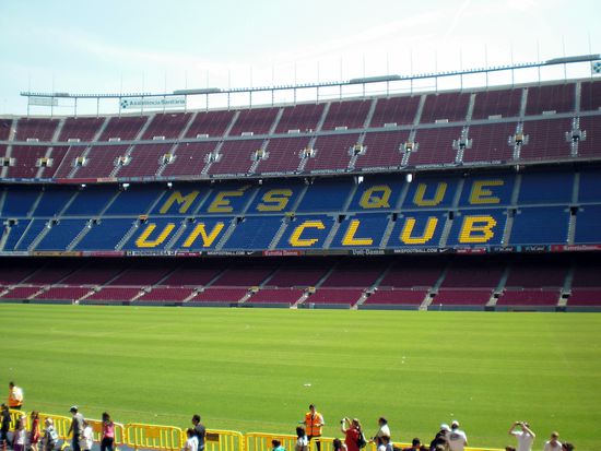 Das Stadion von innen