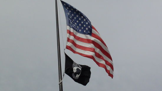 World War II Memorial (Pow Mia, Kriegsveteranen Flagge)