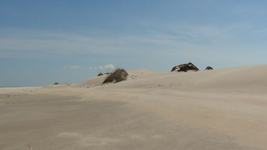 Kilometerlanger Sandstrand... Weit und breit keine Menschenseele!