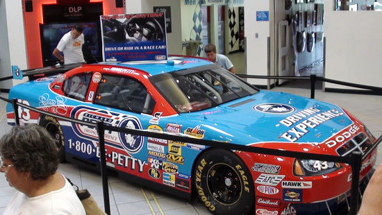 Nascarwagen am Daytona Speedway