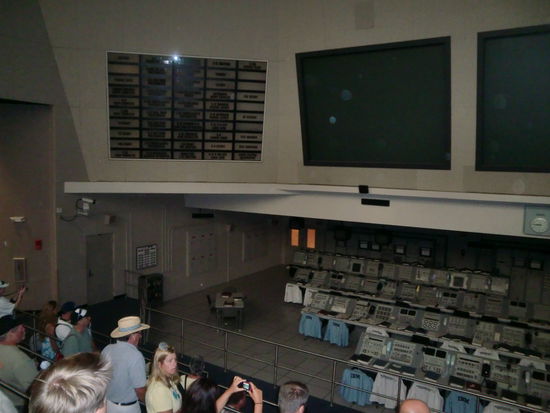 Das besagte Kontrollzentrum vor der Show