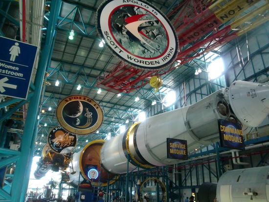 Die Apollorakete. Leider ist die Größe auf dem Bild nciht mal zu erahnen...