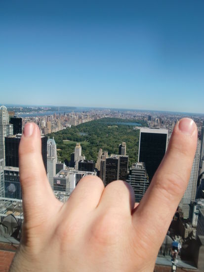 Rockefeller Center Richtung Uptown (Central Park)