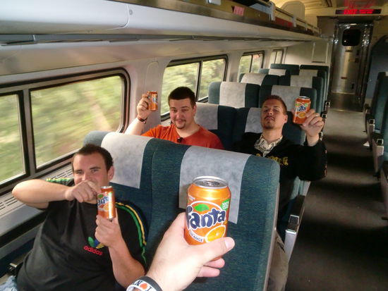 Zugfahrt New York to Philadelphia