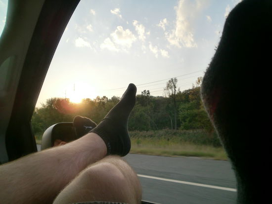 Vier heiße Solen beim Lüften