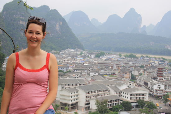 Yangshuo von oben