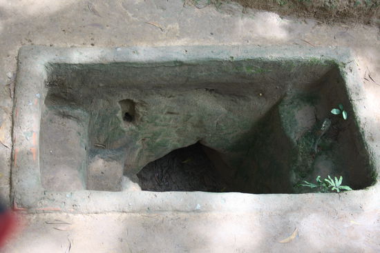 Noch ein Loch. Da durfte keiner rein.