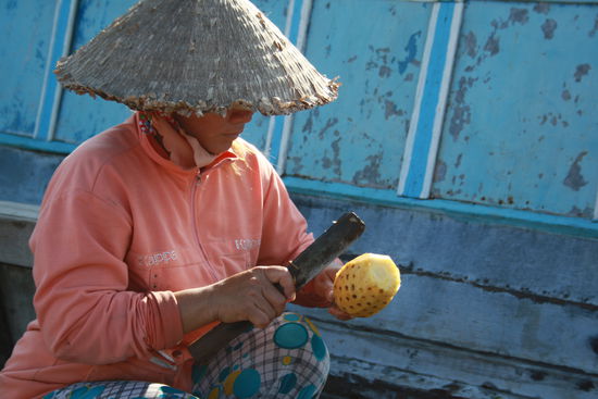 Unsere Ananas! Ich weiß jetzt wie es richtig geht.