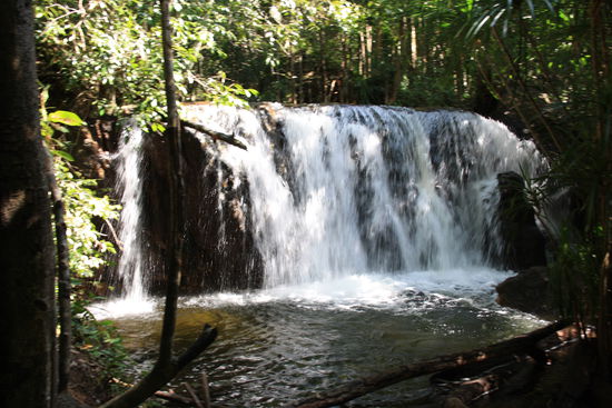 Das Wasser war angenehm kühl.