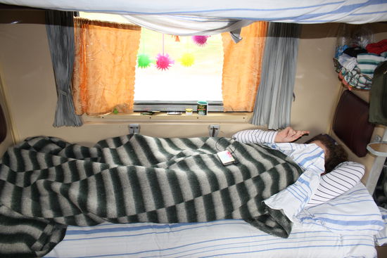 Da schläft sie. Die Nadine