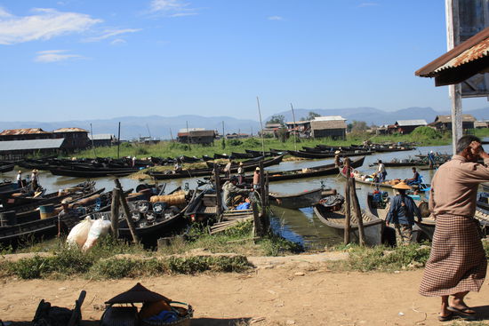 auf dem lokalen Markt.