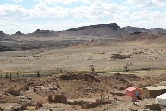 Zwischenstop an einer alten Tempelanlage