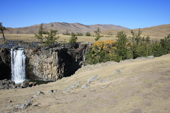Für Nadine, Francois, Julien und mich ging es Richtung Wasserfall