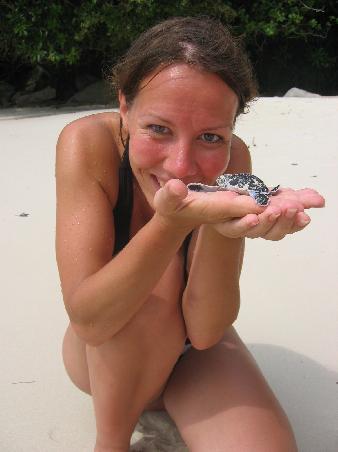 diana und die babyschildkroete