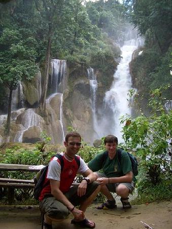 Jan und Andi auf der letzten gemeinsamen Reise in Laos