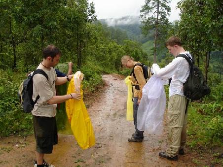 Kurz vor Ankunft im Lahu-Dorf
