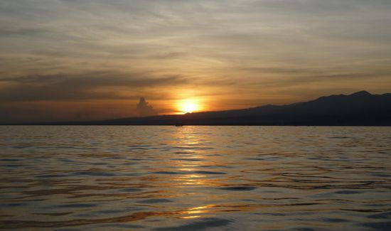 Allein für den Sonnenaufgang hat sich das frühe Aufstehen gelohnt 