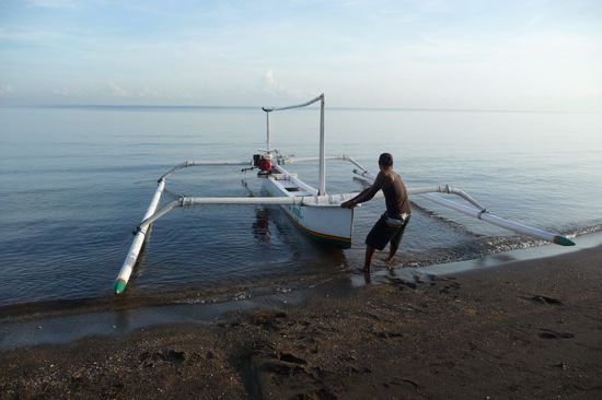 Unser Boot samt Bootsführer
