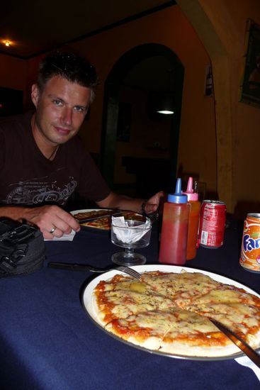 Zur Abwechslung mal Pizza 