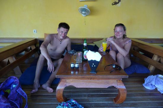 ...bei Saft und Bier 